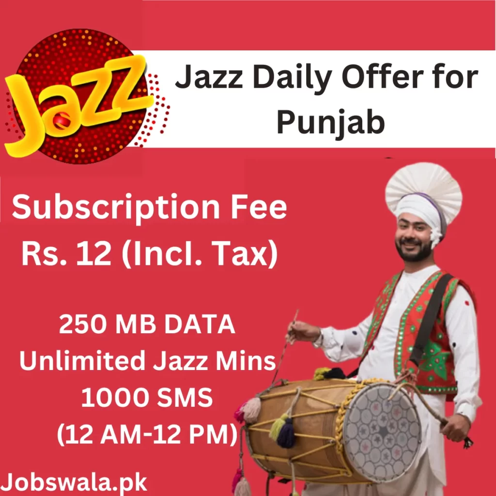 Jazz Daily Offer for Punjab