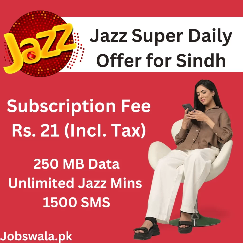 Jazz Super Daily Offer for Sindh