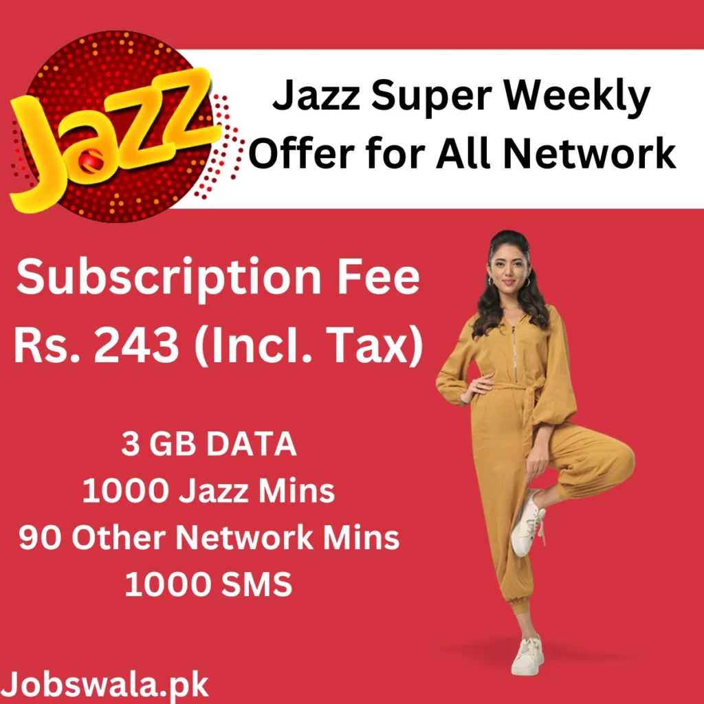 Jazz Super Weekly Offer for All Network