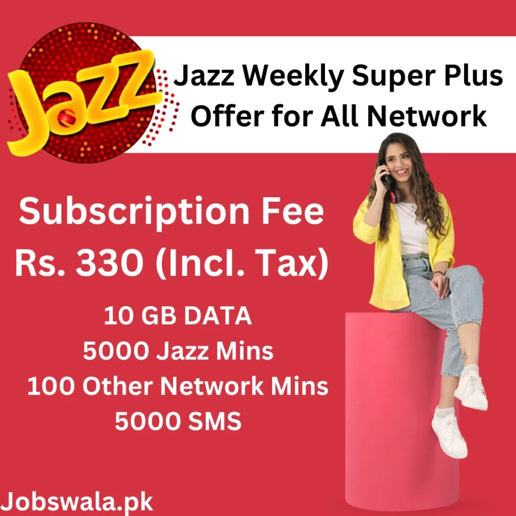 Jazz Weekly Super Plus Offer for All Network