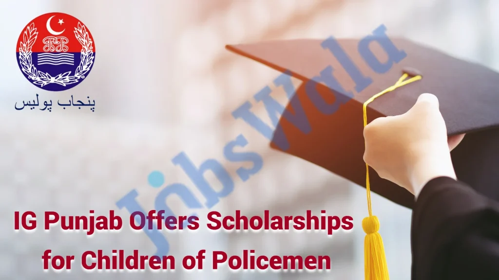 IG Punjab Offers Scholarships for Children of Policemen