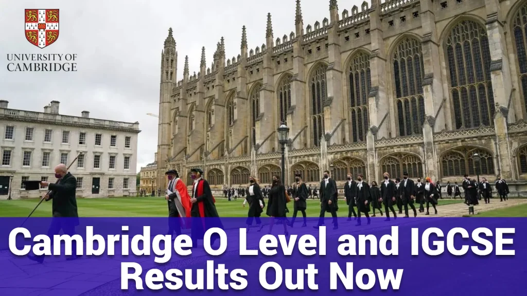 Cambridge O Level and IGCSE Results