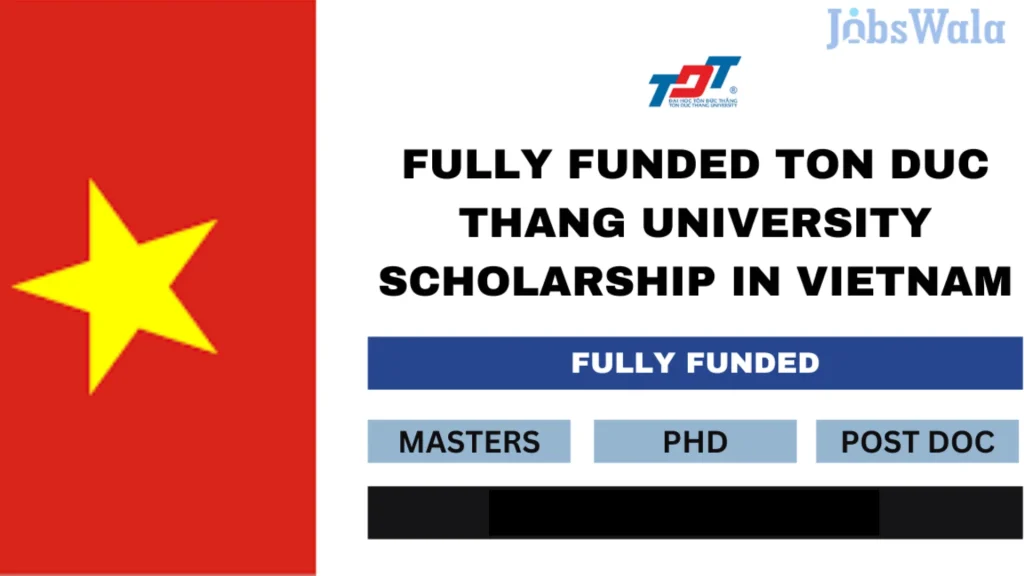 TDTU Graduate Fully Funded Scholarship in Vietnam 2024