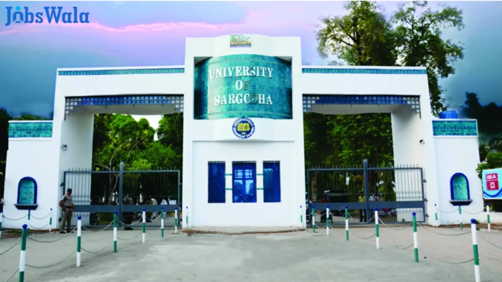 Latest Job Vacancies at University of Sargodha (Daily Wages)