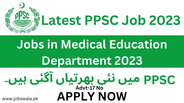 Jobs in Medical Education Department 2023