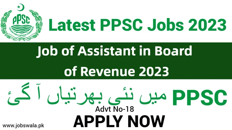 Job of Assistant in Board of Revenue 2023